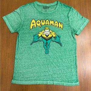 Justice League DC Comics Heather Green Aquaman T-Shirt Unisex Adult Small
